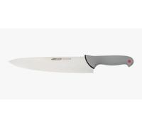 Arcos Coltello Chef con Lama in Acciaio Inossidabile Nitrum 300 mm - Coltello da Cucina Professionale Multipurpose con Manico Ergonomico in Poliossimetilene POM - Nero, Serie Color Prof