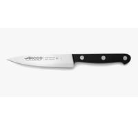 Arcos Coltello Chef in Acciaio Inossidabile - Ideale per Tagliare e Pelare Alimenti Piccoli, Manico Ergonomico in Poliossimetilene, Lama da 120 mm - Serie Universal, Colore Nero