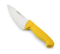 Arcos Coltello Chef in Acciaio Inossidabile Nitrum con Lama da 150 mm - Coltello da Cucina Professionale Multipurpose, Manico Ergonomico in Polipropilene - Giallo, Serie 2900