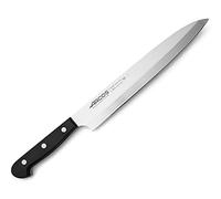 Arcos Coltello Chef Yanagiba Asiatico in Acciaio Inossidabile con Lama da 240 mm - Manico Ergonomico in Poliossimetilene, Serie Universal, Colore Nero