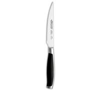 Arcos Coltello da Carne in Acciaio Inossidabile Nitrum - Set di 4 Pezzi con Manico Ergonomico in Poliossimetilene POM e Lama da 110 mm - Serie Kyoto, Colore Acciaio, Doppio Affilato