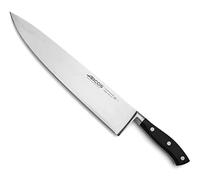 ARCOS - Serie Riviera - Coltello Da Cucina - Acciaio Inossidabile Forgiato Nitrum 300 Mm - Manico Polioxymetilene (pom) Colore Nero