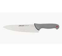 ARCOS Coltello da Chef Acciaio Inossidabile Nitrum 10" | Grado professionale, manico in polipropilene rivestito in elastomero. Serie Colour Proof. Nero.