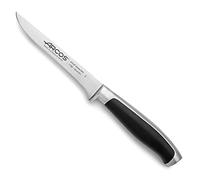 Arcos Coltello da Intaglio 6 pollici in Acciaio Inossidabile, Coltello da Macellaio A Doppia Affilatura per Disossare, Manico Ergonomico in Poliossimetilene e Lama da 145 mm, Serie Kyoto, Colore Nero
