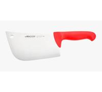 Arcos Coltello da Macellaio Cleaver - Lama in Acciaio Inossidabile 20 cm - Manico in Polipropilene, Resistente e Igienico con Sistema di Identificazione Colore - Rosso, Serie 2900