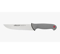 Arcos Coltello da Macellaio con Lama in Acciaio Inossidabile Nitrum 180 mm - Coltello da Cucina Professionale per Tagliare Carne, Pesce e Verdure - Manico Ergonomico in POM, Serie Color Prof, Nero