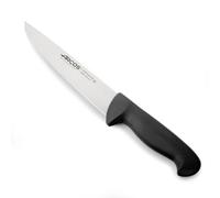 Arcos Coltello da Macellaio con Lama in Acciaio Inossidabile Nitrum 200 mm - Coltello da Cucina Professionale per Tagliare Carne, Pesce e Verdure - Manico Ergonomico in Poliossimetilene, 2900, Nero