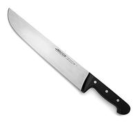 Arcos Coltello da Macellaio con Lama in Acciaio Inossidabile Nitrum 300 mm - Manico Ergonomico in Poliossimetilene POM, Coltello Professionale - Nero, Serie Universal