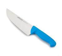 Arcos Coltello da Macellaio in Acciaio Inossidabile Nitrum - Coltello da Cucina Professionale per Tagliare Carne, Pesce e Verdure - Manico Ergonomico in Poliossimetilene, Serie 2900, Colore Blu