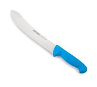 Arcos Coltello da Macellaio in Acciaio Inossidabile Nitrum - Coltello da Cucina Professionale per Tagliare Carne, Pesce e Verdure - Manico Ergonomico in Poliossimetilene, Serie 2900, Colore Blu