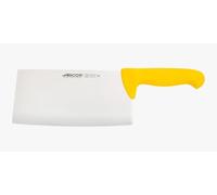Arcos Coltello da Macellaio in Acciaio Inossidabile Nitrum con Lama da 220 mm - Manico Ergonomico in Polipropilene, Professionale - Giallo, Serie 2900
