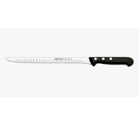 Arcos Coltello da Prosciutto 24 cm in Acciaio Inossidabile, Lama Affilata per Taglio Preciso di Carne e Salumi, Manico Ergonomico in POM, Serie Universale, Colore Nero