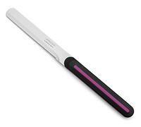 Arcos Coltello da Tavola per Pelare in Acciaio Inossidabile - Manico Ergonomico in Polipropilene, Adatto per Tutti i Tipi di Alimenti - Nero e Viola, Serie B-Line