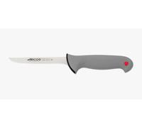 Arcos Coltello Disossatore con Lama in Acciaio Inossidabile Nitrum 130 mm - Coltello Professionale per Tagliare Ossa e Carne, Manico Ergonomico in Polipropilene - Nero, Serie Color Prof