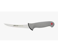 Arcos Coltello Disossatore con Lama in Acciaio Inossidabile Nitrum 140 mm - Coltello Professionale per Tagliare Ossa e Carne - Manico Ergonomico in Polipropilene, Grigio, Serie Color Prof