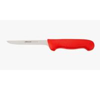 Arcos Coltello Disossatore con Lama in Acciaio Inossidabile Nitrum 140 mm - Coltello Professionale per Tagliare Ossa di Carne - Manico Ergonomico in Polipropilene, Serie 2900, Colore Rosso