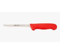 Arcos Coltello Disossatore con Lama in Acciaio Inossidabile Nitrum 160 mm - Coltello da Macellaio Professionale per Tagliare Ossa e Carne, Manico Ergonomico in Polipropilene - Rosso, Serie 2900