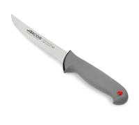 Arcos Coltello Disossatore in Acciaio Inossidabile Nitrum con Lama da 150 mm - Coltello da Macellaio Professionale per Tagliare Ossa e Carne - Manico Ergonomico in Polipropilene, Argento, Color Prof