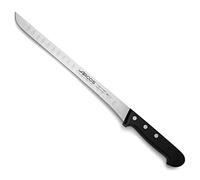 Arcos Coltello Jamonero in Acciaio Inossidabile - Ideale per Tagliare Prosciutto e Carne, Manico Ergonomico in Poliossimetilene, Lama Scavata da 280 mm - Serie Universal, Colore Nero