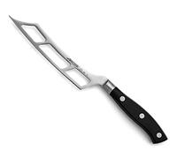 Arcos Coltello per Formaggio in Acciaio Inossidabile Nitrum con Lama da 150 mm - Manico Ergonomico in Poliossimetilene POM, Serie Riviera, Colore Nero