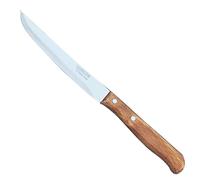 Arcos Coltello per Verdure con Lama da 100 mm in Acciaio Inossidabile - Manico in Legno, Adatto per Lavastoviglie - Marrone, Serie Latina