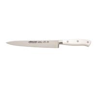Arcos Coltello da Pesce in Acciaio Inossidabile con Lama Sottile da 170 mm - Manico Ergonomico in Poliossimetilene POM, Bordi Lisci - Colore Bianco, Serie Riviera Blanc