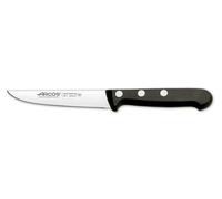 Arcos Coltello Verdure in Acciaio Inossidabile - Professionale per Pelare Frutta e Verdura, Manico Ergonomico in Poliossimetilene, Lama da 100 mm - Nero, Serie Universal