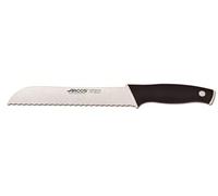 Arcos Duo - Coltello Pane - Acciaio Inossidabile Nitrum 200 mm - Manico Nero e Bianco