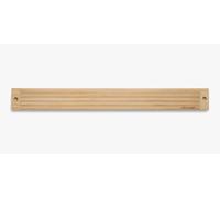 Arcos Magnet - Cremagliera Magnetica Porta Coltelli Magnetico - Fatto di Bamboo 450 x 45 mm Colore Grigio e Nero