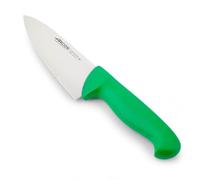 Arcos Serie 2900 - Coltello da Chef Coltello da Cucina - Lama Acciaio Inossidabile Nitrum 150 mm - Manico Polipropilene Colore Verde