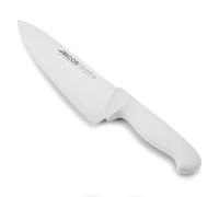 Arcos Serie 2900 - Coltello da Chef Coltello da Cucina - Lama Acciaio Inossidabile Nitrum 200 mm - Manico Polipropilene Colore Bianco