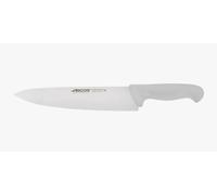 Arcos Serie 2900 - Coltello da Chef Coltello da Cucina - Lama Acciaio Inossidabile Nitrum 250 mm - Manico Polipropilene Colore Bianco