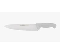 Arcos Serie 2900 - Coltello da Chef Coltello da Cucina - Lama Acciaio Inossidabile Nitrum 250 mm - Manico Polipropilene Colore Bianco