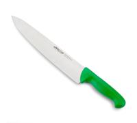 Arcos Serie 2900, Coltello da Chef Coltello da Cucina, Lama Acciaio Inossidabile NITRUM 300 mm, Manico Polipropilene, Colore Verde