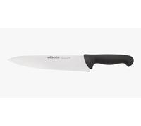Arcos Serie 2900 - Coltello da Chef Coltello da Cucina - Lama Serrata Acciaio Inossidabile Nitrum 250 mm - Manico Polipropilene Colore Nero