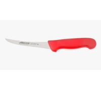 Arcos Serie 2900 - Coltello Disosso - Lama Acciaio Inossidabile Nitrum 140 mm - Manico Polipropilene Colore Rosso