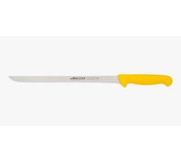 Arcos Serie 2900 - Coltello Prosciutto - Lama Acciaio Inossidabile Nitrum 280 mm - Manico Polipropilene Colore Giallo