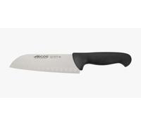 Arcos Serie 2900 - Coltello Santoku Coltello Giapponese Coltelli asiatici - Lama Acciaio Inossidabile Nitrum 180 mm - Manico Polipropilene Colore Nero