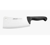 Arcos Serie 2900, Mannaietta Mannaia da Cucina Coltello Scannare Coltello Macellaio, Lama Acciaio Inossidabile NITRUM 200 mm, Manico Polipropilene, Colore Nero