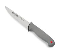 Arcos Serie Colour Proof - Coltello Scannare Coltello Macellaio - Lama Acciaio Inossidabile Nitrum 160 mm - Manico Polipropilene Coperto da Elastomer Colore Nero