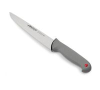 Arcos Serie Colour Proof - Coltello Scannare Coltello Macellaio - Lama Acciaio Inossidabile Nitrum 200 mm - Manico Polipropilene Coperto da Elastomer Colore Nero