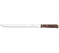 Arcos Serie Latina - Scatola 12 pezzi Coltello Prosciutto - Lama Acciaio Inossidabile NITRUM 250 mm - Manico Legno Compresso Colore Marrone (12 pcs)