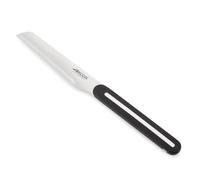 Arcos Serie LINEA - Coltello Mondador | Tagliente Microdentato | Lama 100 mm | Manico ergonomico | Design moderno e prestazioni eccezionali | Imballaggio cartone riciclato | Manico nero