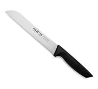 Arcos Serie Niza - Coltello Pane - Lama Acciaio Inossidabile Nitrum 200 mm - Manico Polipropilene Colore Nero