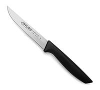 Arcos Serie Niza, Spelucchino Coltello per sbucciare, Lama Acciaio Inossidabile NITRUM 85 mm, Manico Polipropilene, Colore Nero