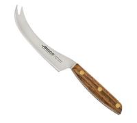 Arcos Serie Nordika - Coltello Formaggio - Acciaio Inossidabile NITRUM - Lama di 125 mm - Manico in legno Ovengkol FSC naturale al 100% - Confezione riciclata al 100%