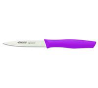 Arcos Serie Nova - Scatola 36 Pezzi Spelucchino Coltello per sbucciare - Lama Acciaio Inossidabile Nitrum 100 mm - Manico Polipropilene Colore Rosa (36 PCS)