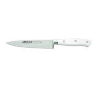 ARCOS - Serie Riviera Blanc - Forchettone - Acciaio Inossidabile Forgiato Nitrum 180 Mm - Manico Polioxymetilene (pom) Colore Bianco