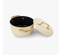 Arcos Serie Samoa Iconic | Casseruola antiaderente Ceramica 20 cm e 2,6 L | Alluminio forgiato | Adatta a qualsiasi cucina | Manico in acciaio inox | Colore Beige | LIBERO DI (PFOA/PTFE/PFOS)