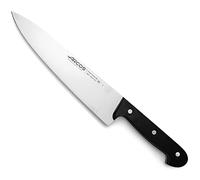 Arcos Serie Universal - Coltello da Chef Coltello da Cucina - Lama Acciaio Inossidabile Nitrum 250 mm - Manico Polioxymetilene (Pom) Colore Nero